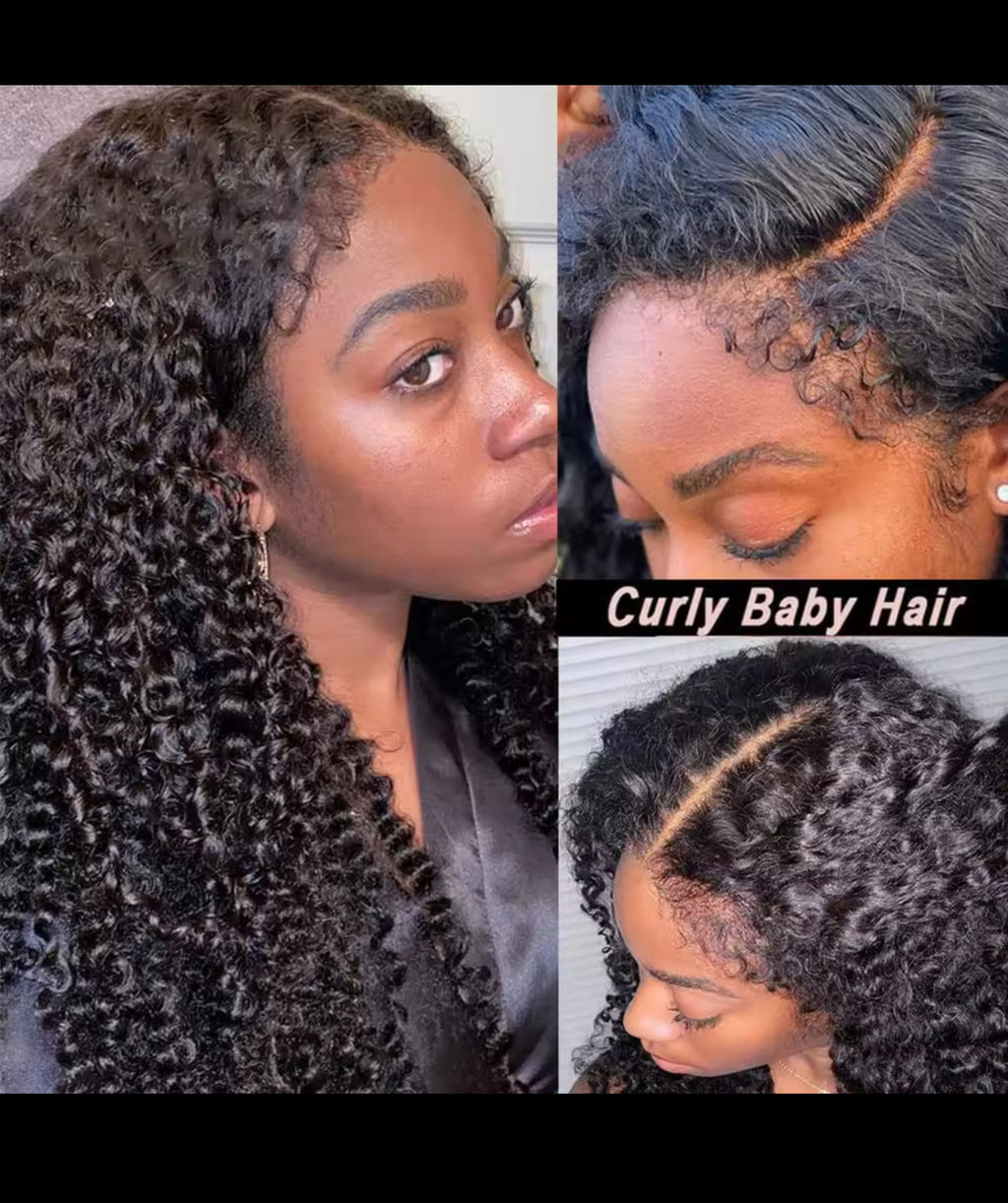 BeautyEllaHair Burmese Curly 13x6 HD Full Lace Front Wig 200% Density Pixie Curls Wig 100% Human Hair 13x4 Lace Front Wigs For Women On Sale