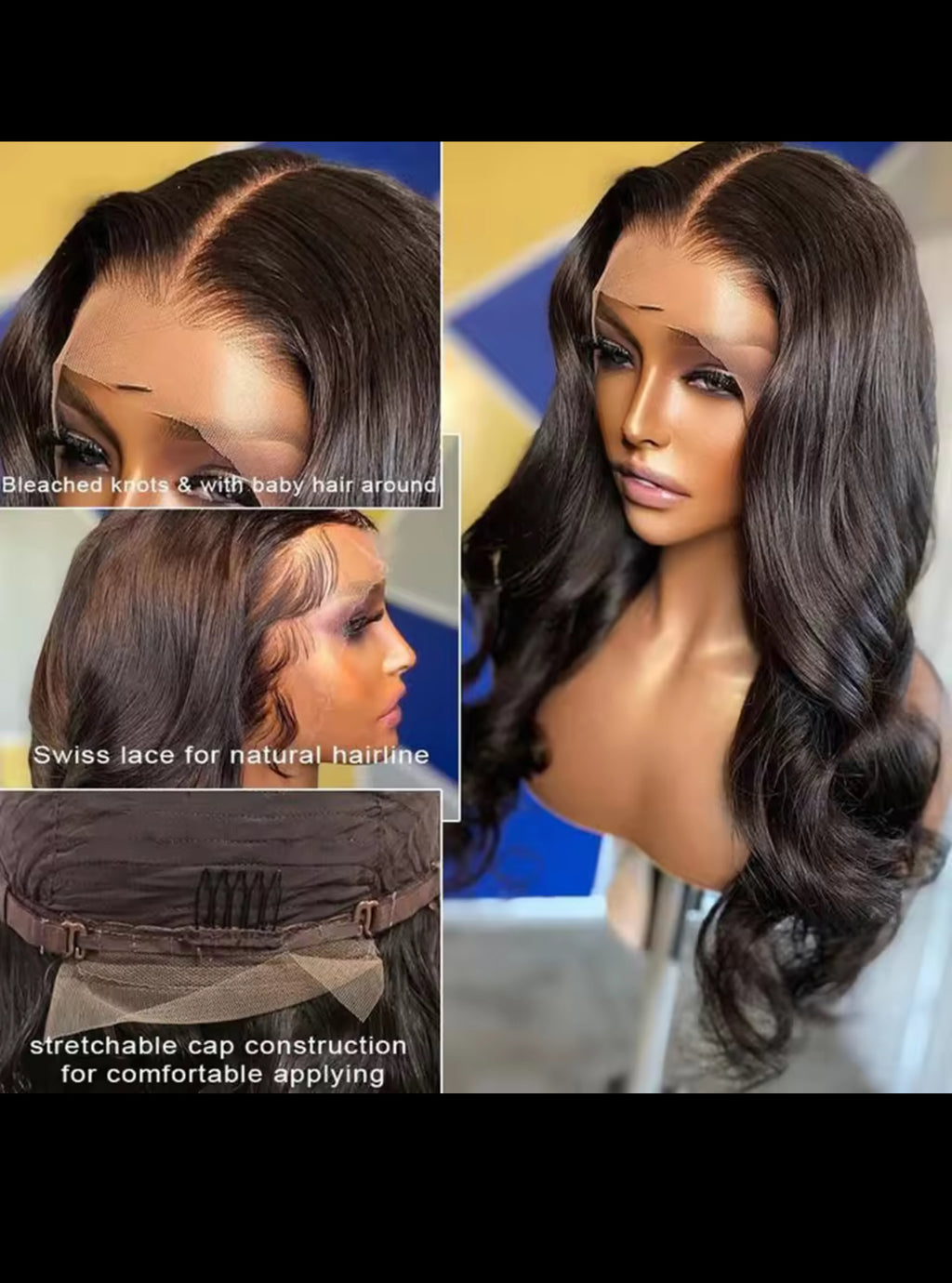 BeautyEllaHair Body Wave Transparent Wear To Go 13*5*2 T Lace Wig Human Hair Wigs On Sale Clearance Lace Front Wig