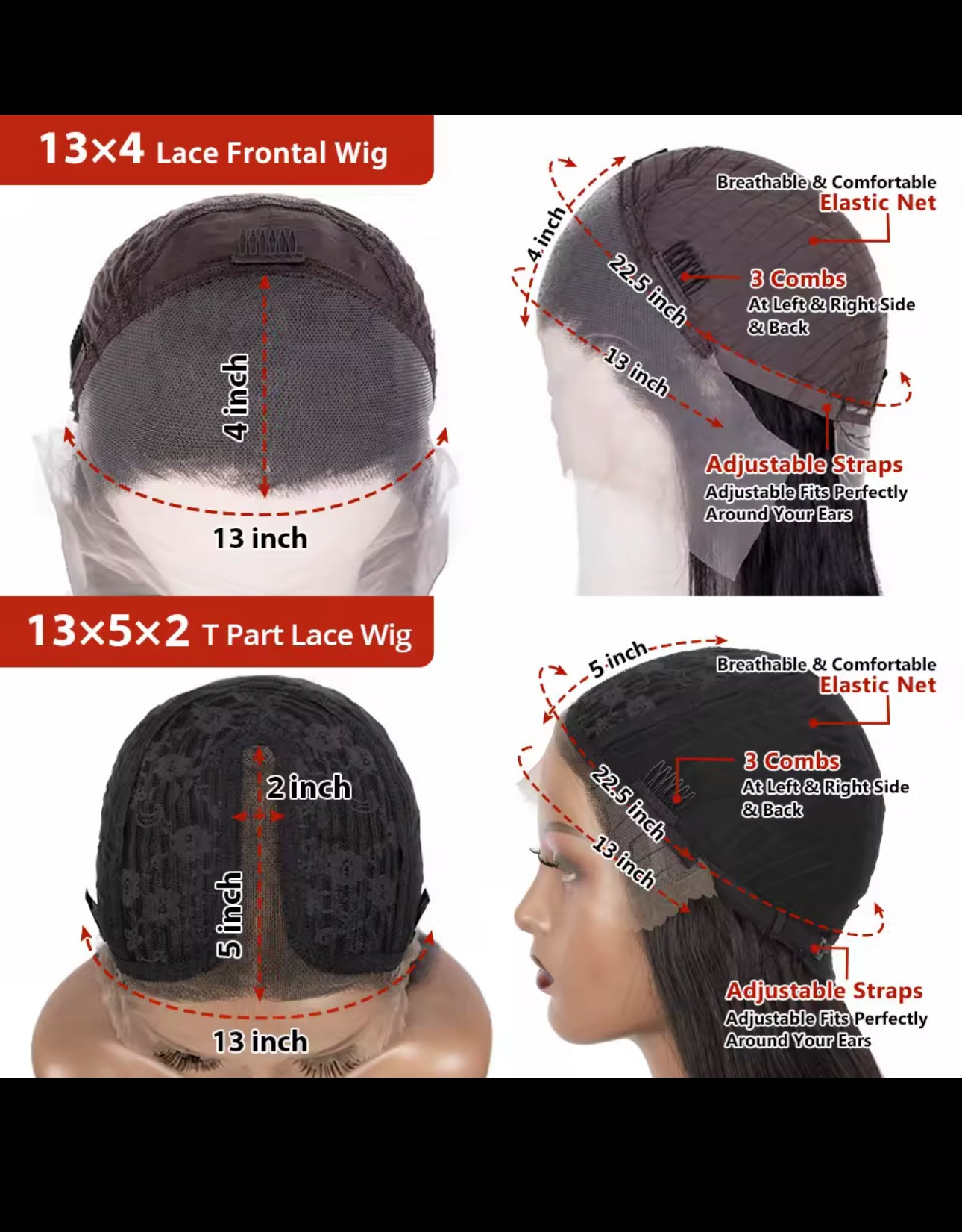 BeautyEllaHair Body Wave Transparent Wear To Go 13*5*2 T Lace Wig Human Hair Wigs On Sale Clearance Lace Front Wig