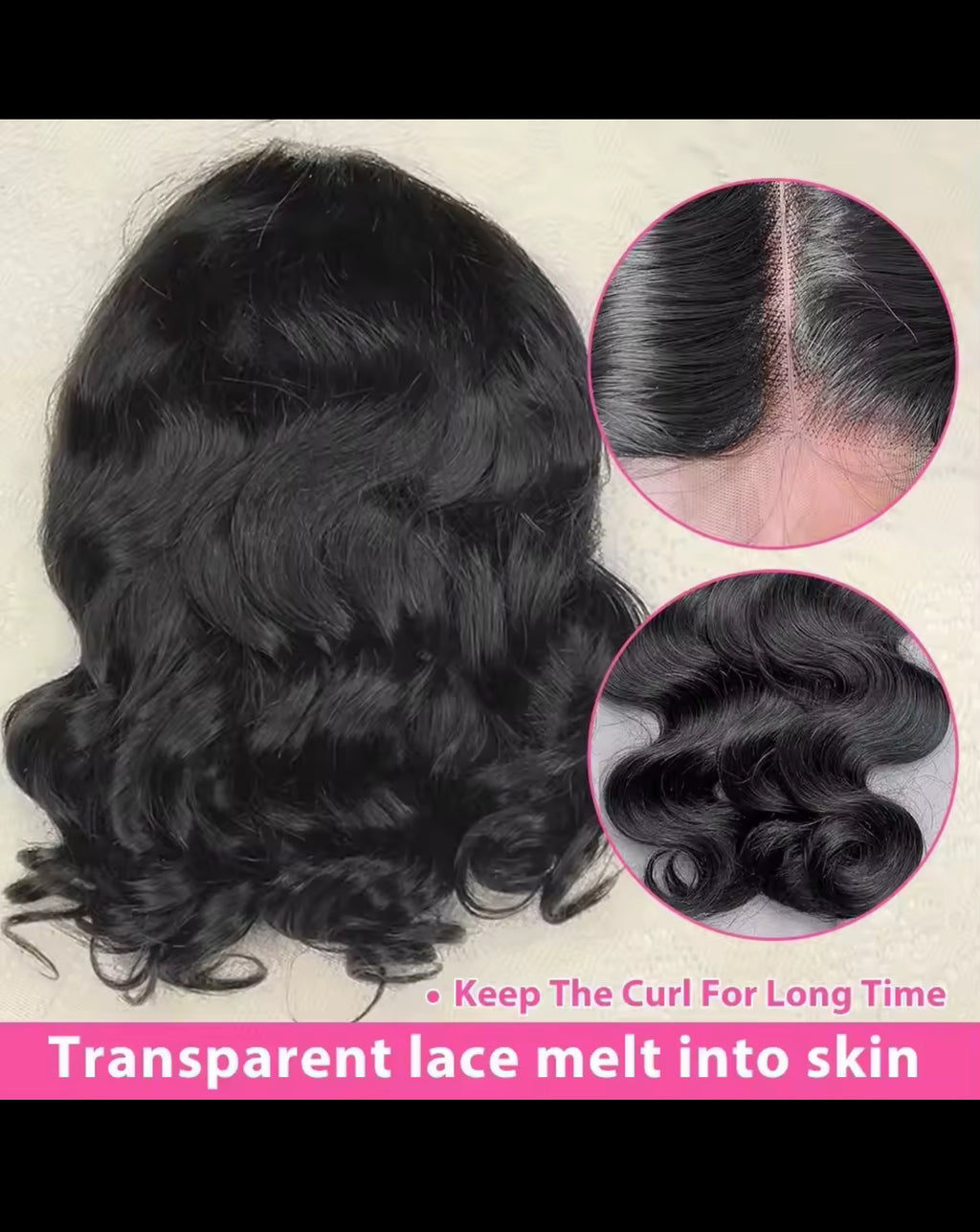 BeautyEllaHair 230% Glueless Human Hair Wavy 13x4 Transparent Lace Front Wigs For Women Body Wave Lace Frontal Wig Short Bob Wig Human Hair