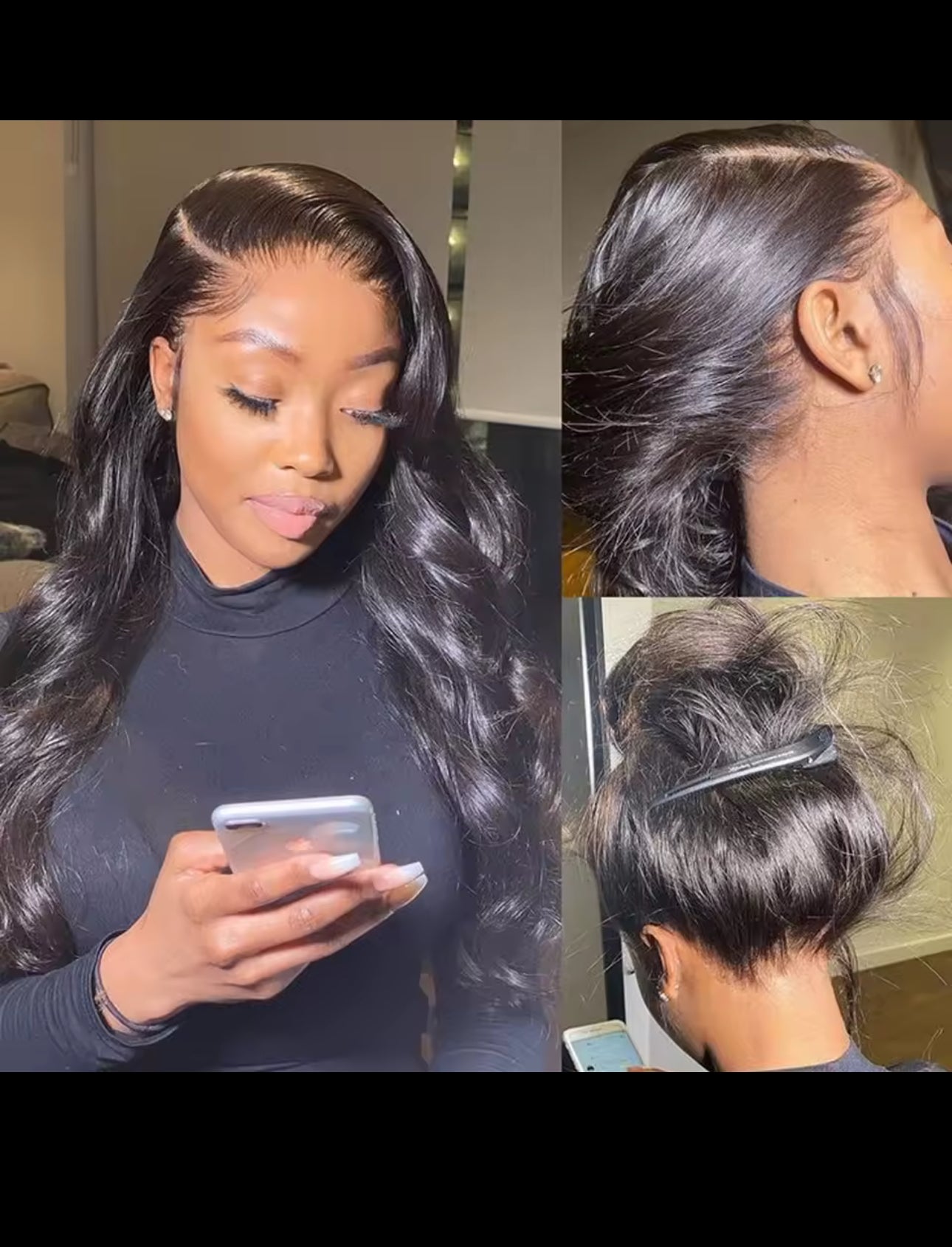 BeautyEllaHair 180% Body Wave Lace Front Wigs 360 Lace Wigs HD Lace 13x6 Brazilian Wigs For Women PrePlucked 13x4 Lace Frontal Human Hair Wigs