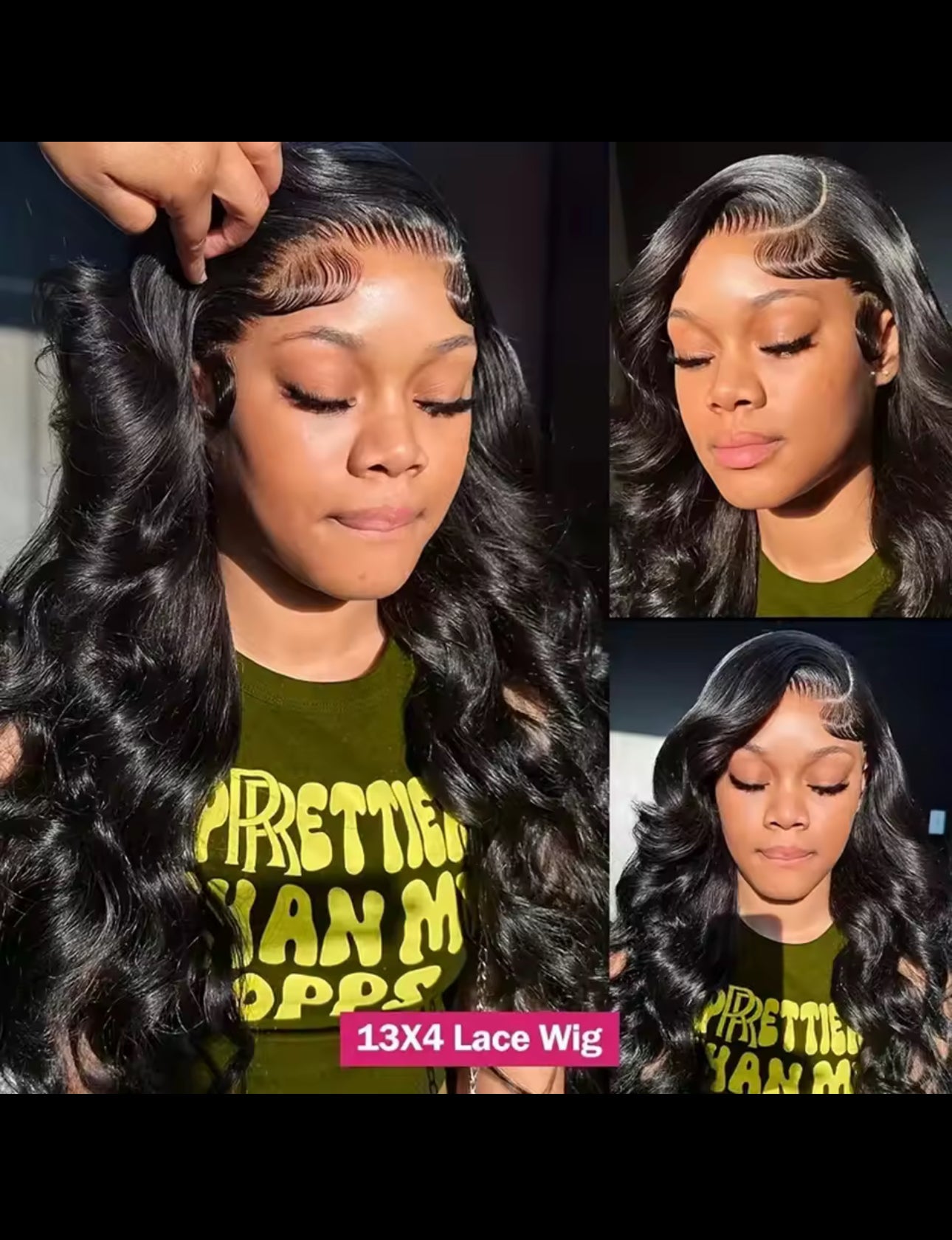 BeautyEllaHair 180% Body Wave Lace Front Wigs 360 Lace Wigs HD Lace 13x6 Brazilian Wigs For Women PrePlucked 13x4 Lace Frontal Human Hair Wigs
