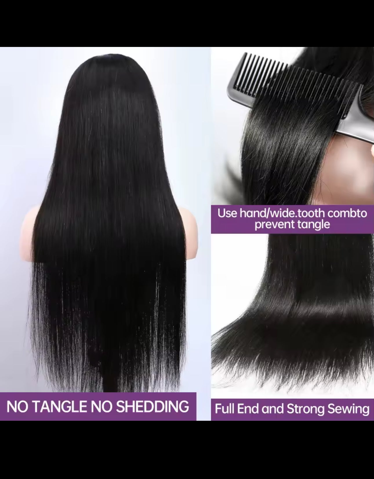 BeautyEllaHair Straight Lace Front Human Hair Wig 13x4 13X6 Transparent Lace Frontal Wig Brazilian 5x5 Closure