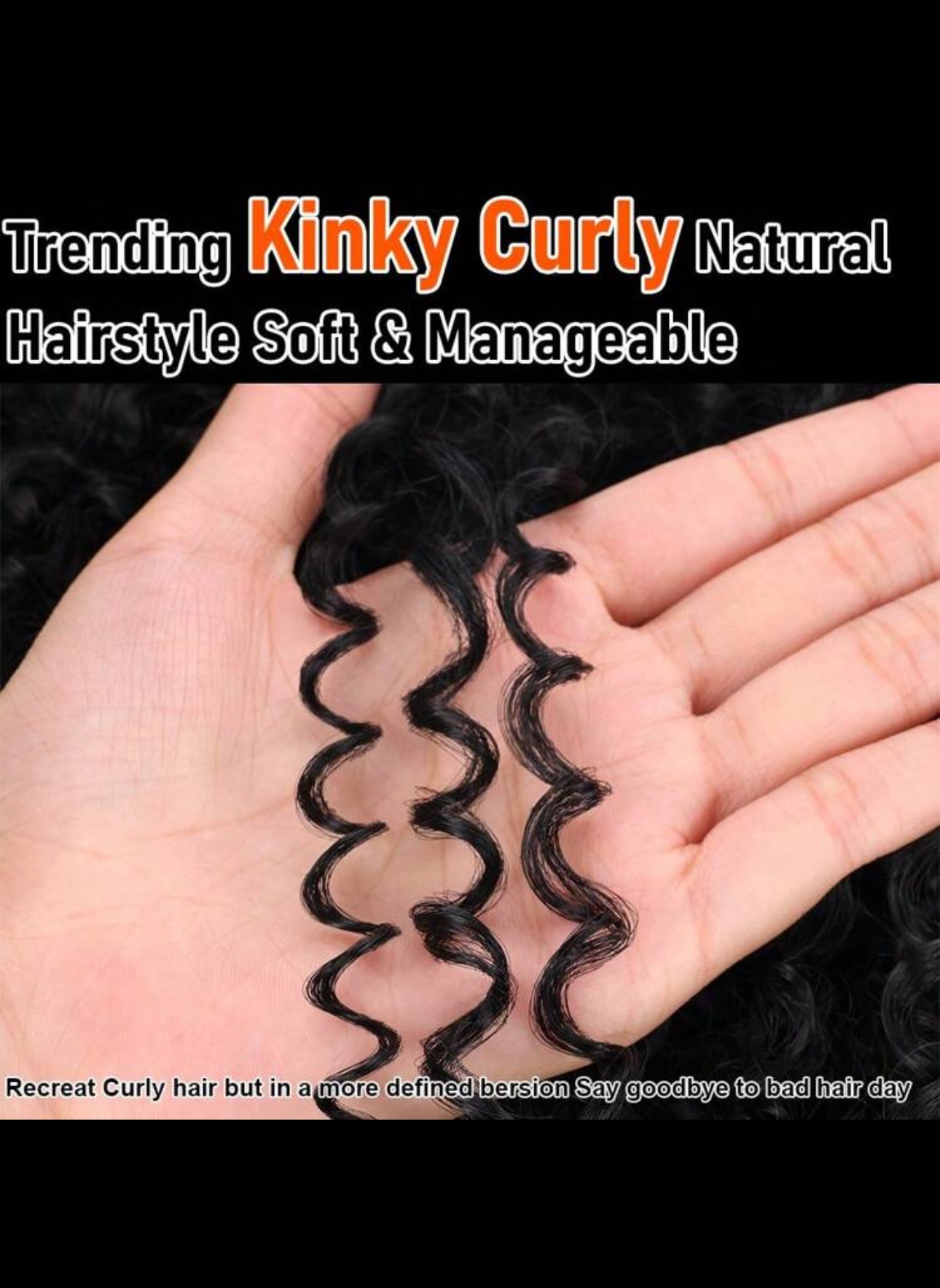 BeautyEllaHair Curly Wigs For Women Afro Bomb Curly Wig With Bangs Synthetic Fiber Glueless Long Kinky Curly Hair