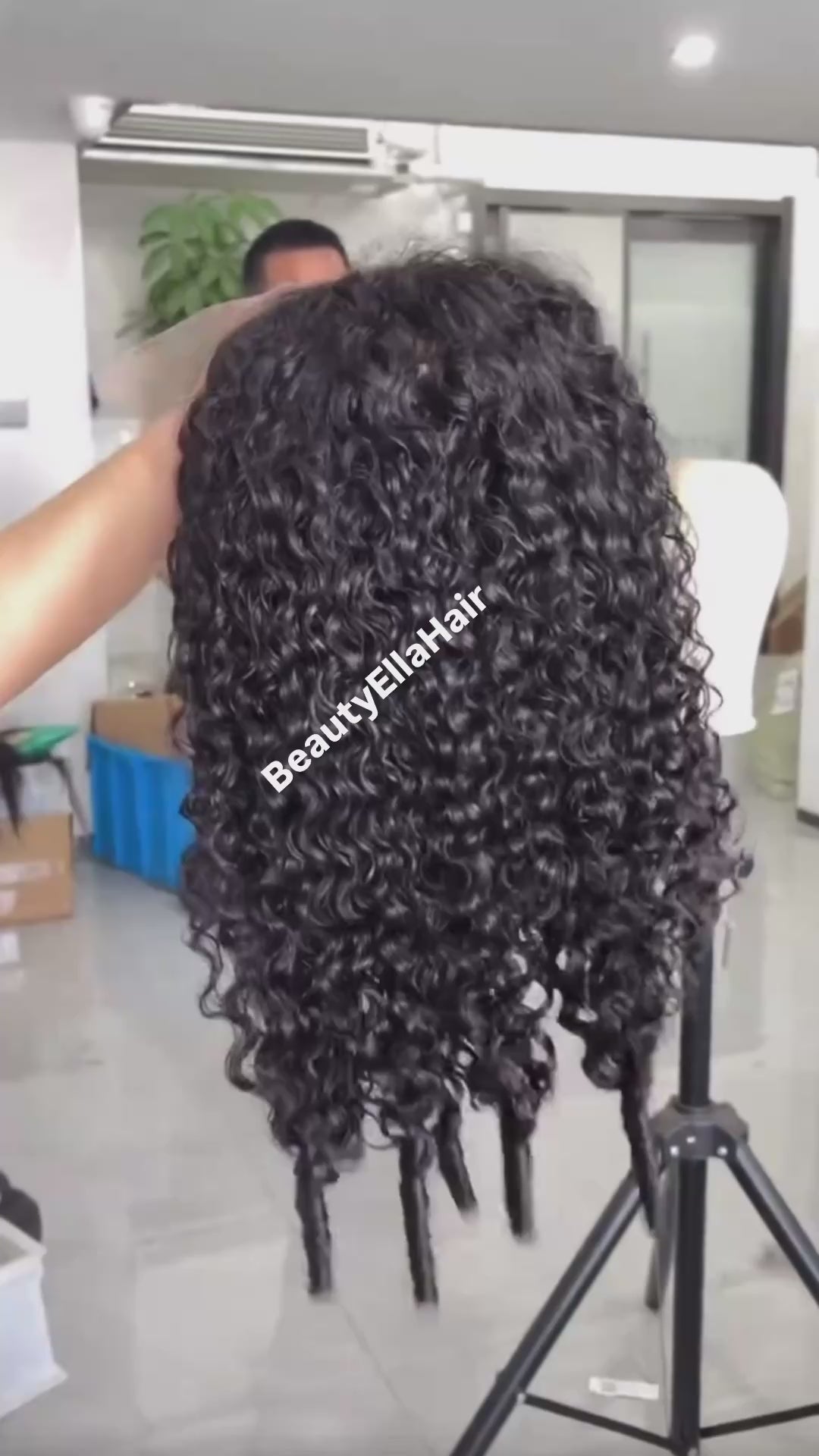 BeautyEllaHair Burmese Curly 13x6 HD Full Lace Front Wig 200% Density Pixie Curls Wig 100% Human Hair 13x4 Lace Front Wigs For Women On Sale